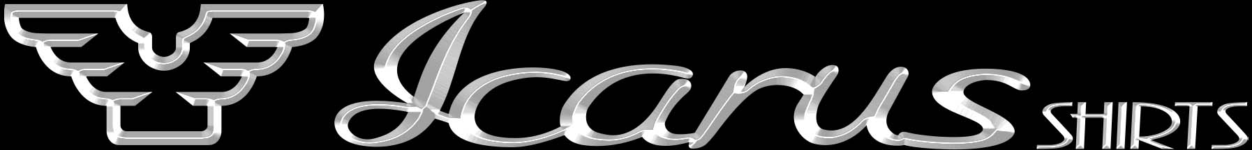 Icarus Logo - Silver - Long