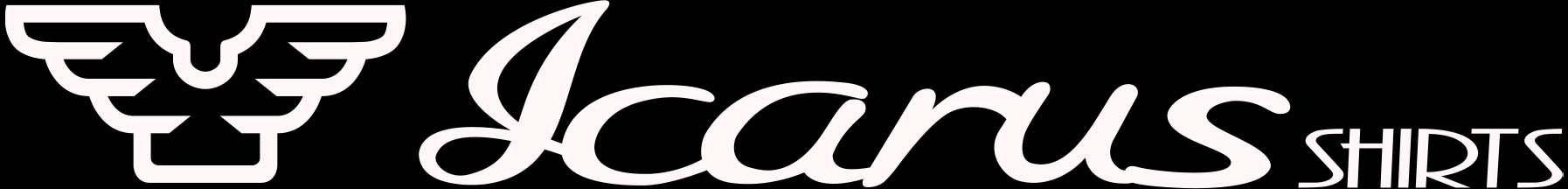 Icarus Logo - White - Long