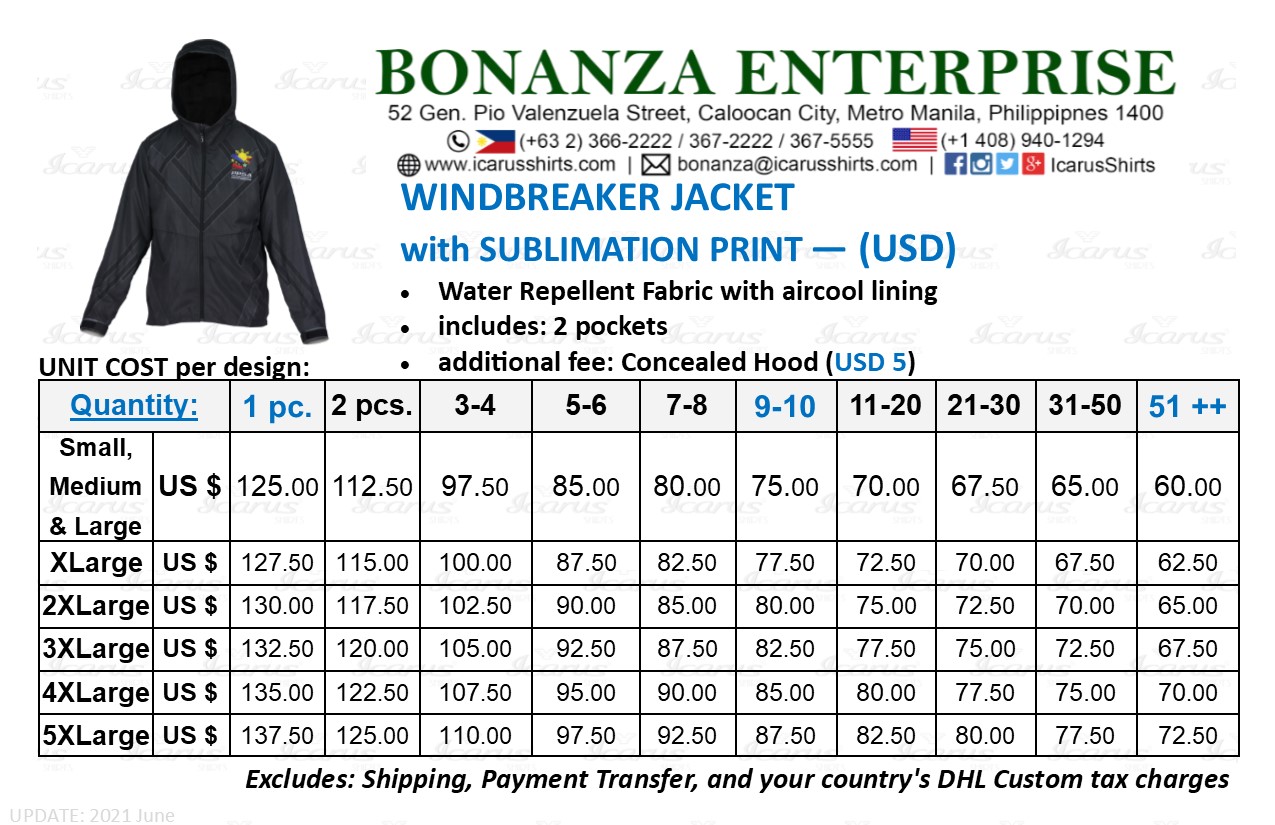 Windbreaker Jacket - USD
