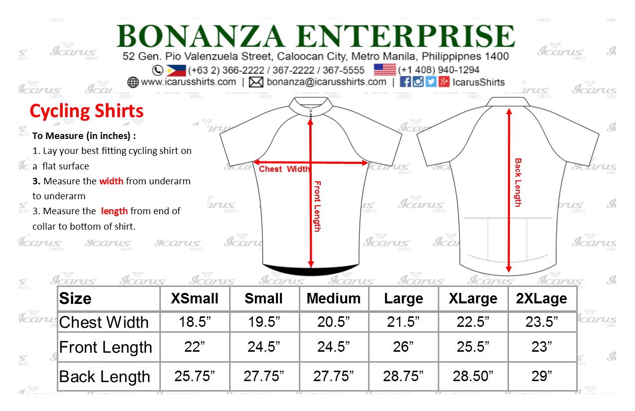Philippine Airforce Cycling Shirt - Icarus Shirts