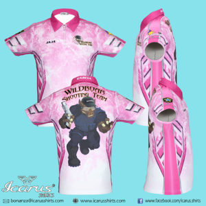Wildboar Shooting Team dry fit shirt in pink