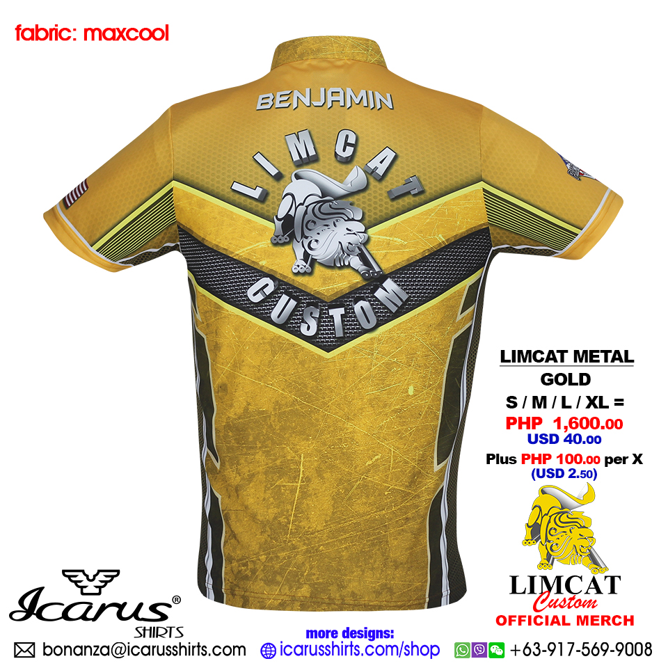 LIMCAT Metal (gold) | Icarus Shirts